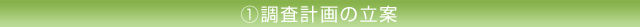 調査計画の立案